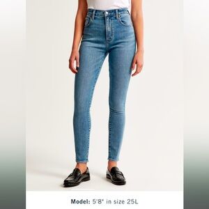 Abercrombie High Rise Super Skinny Ankle Jean